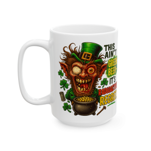 15oz Radioactive Regret Leprechaun Mug